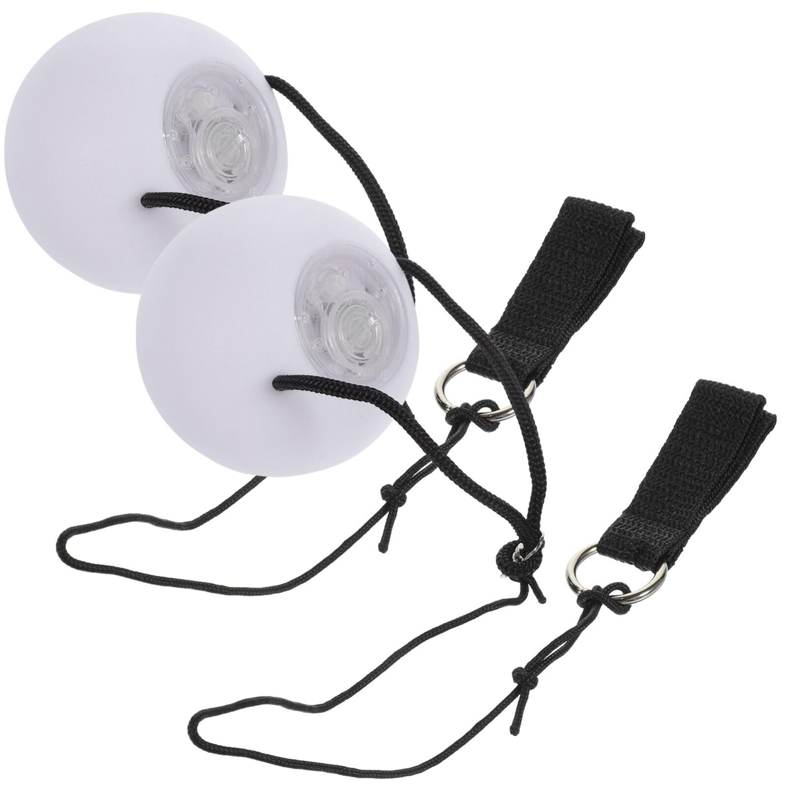 GANAZONO 2pcs Luminous Bouncing Ball Glowing Balls Light up Juggling Balls Juggling Ball Toys Juggling Balls for Beginners Small Juggling Balls Colored Led Balls Funny Led Balls