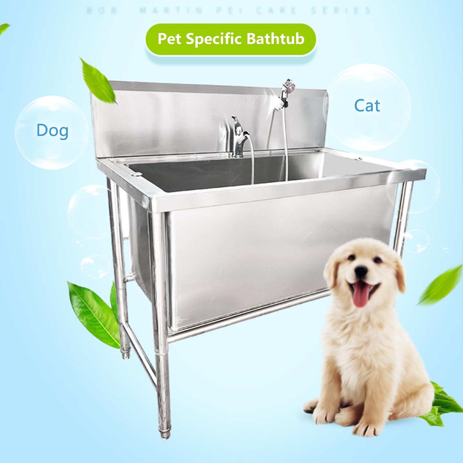 Vasca Per Toelettatura Cani,vasca Da Bagno Per Animali Domestici,lavello Per Doccia,stazione Di Bagno Per Cani Domestici Per La Casa,stazione Di Bagno Professionale Per Cani Per Animali Domestici(31.5