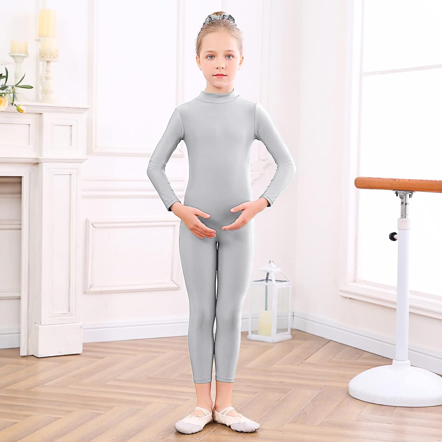 speerise Girls Gymnastics Leotards Long Sleeve Unitards for Toddler Ballet Leotards for Kids Costumes for Girls - Image 2