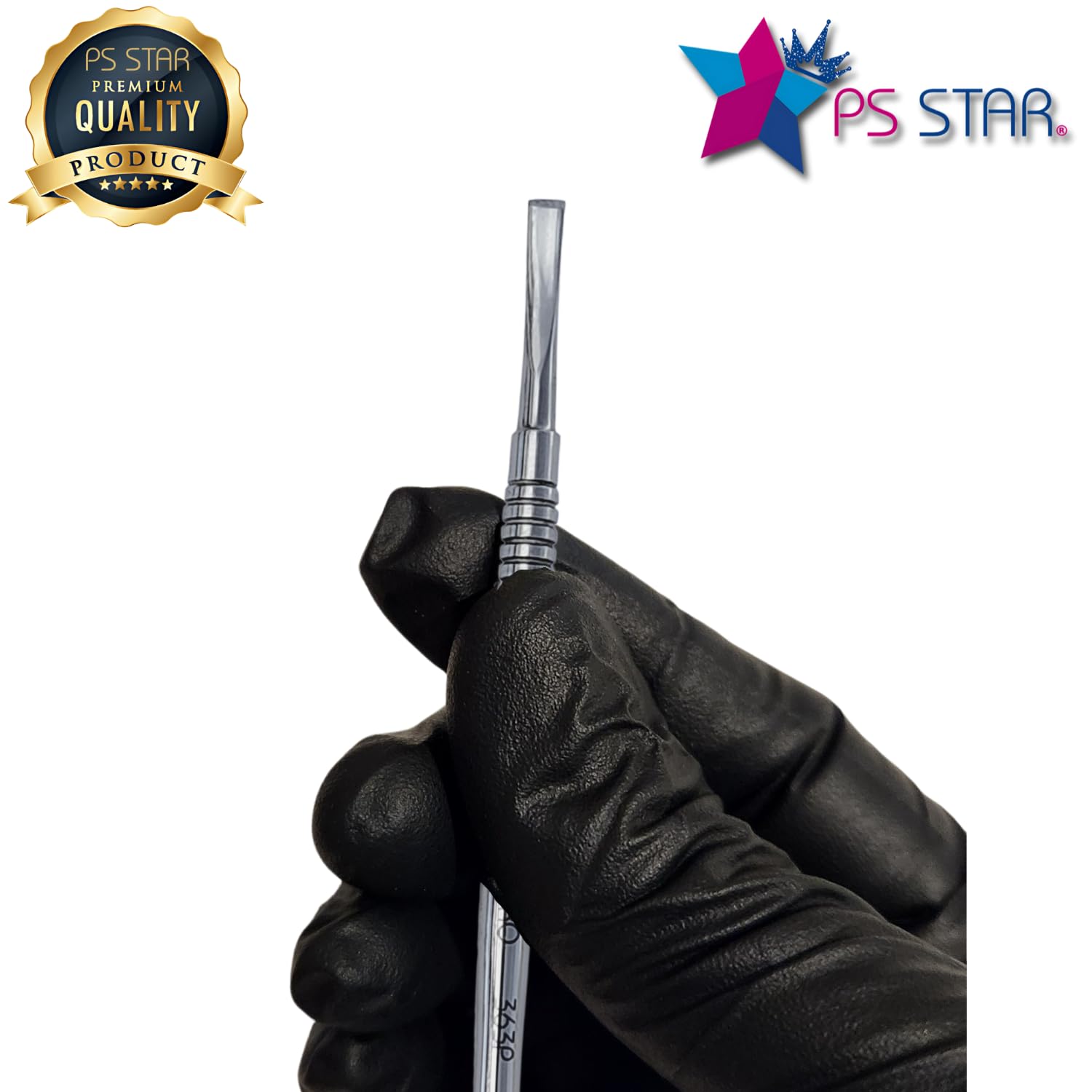 Przewodnik po wrastających paznokciach, Ps Star 363P PODO PRO. Podologiczna prowadnica do wrastających paznokci u nóg. Idealna do pedicure i podologii. Stal chirurgiczna ze stopem kobaltu