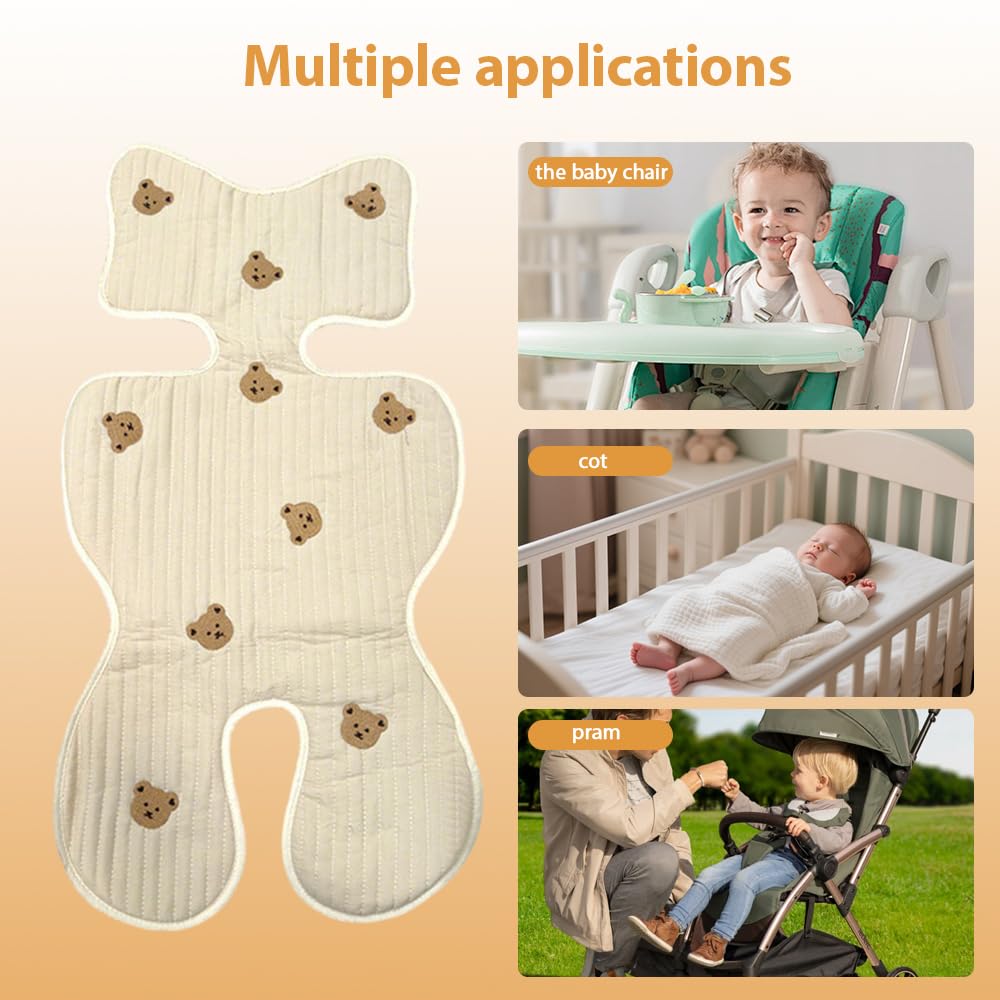 Copri Passeggino Estivo Antisudore, 72 x 40 cm Copri Seggiolino Auto Estivo, Coprisedile Estivo Traspirante, Universale, Lavabile, Per Passeggino, Ovetto, Protegge Il Coprisedile Da Macchie