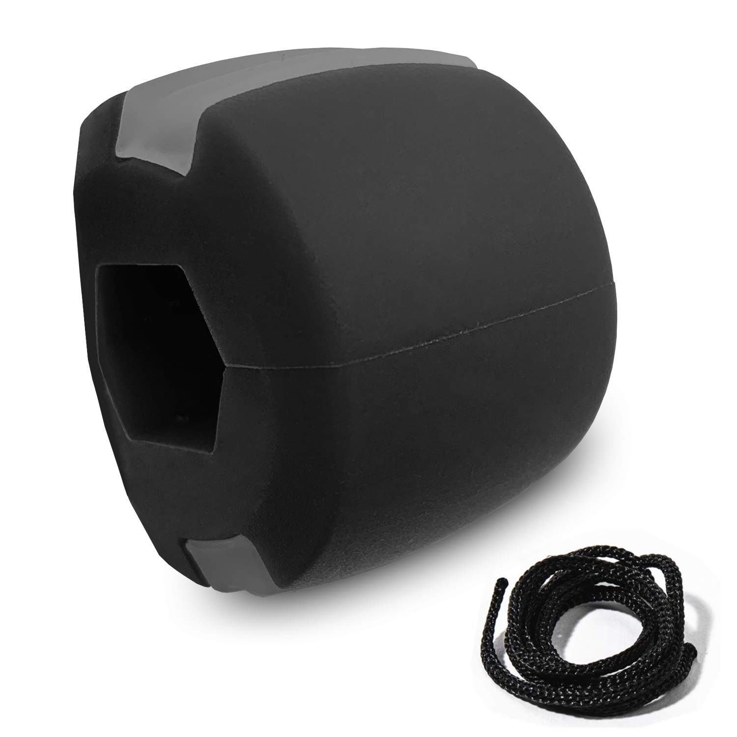 Jawline Exerciser, Define Your Jawline, Neck and Face, Look Younger and Healthier, Helps Reduce Stress and Cravings, Facial Exerciser Jaw Exerciser for Men & Women (Black)