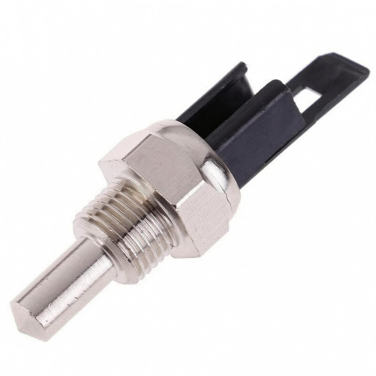 hex nut ntc temperature sensor two-prong connector boiler | sensor sensor metal tip appliance part, black