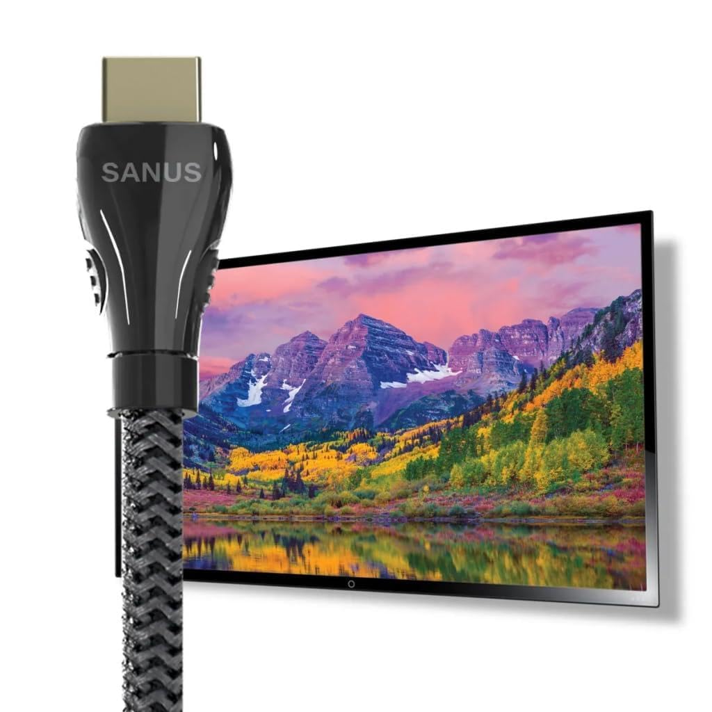 Sanus SAC-21HDMI4 2.1 8K 48Gbps Cable HDMI de ultra alta velocidad (4 metros/13.12 pies)