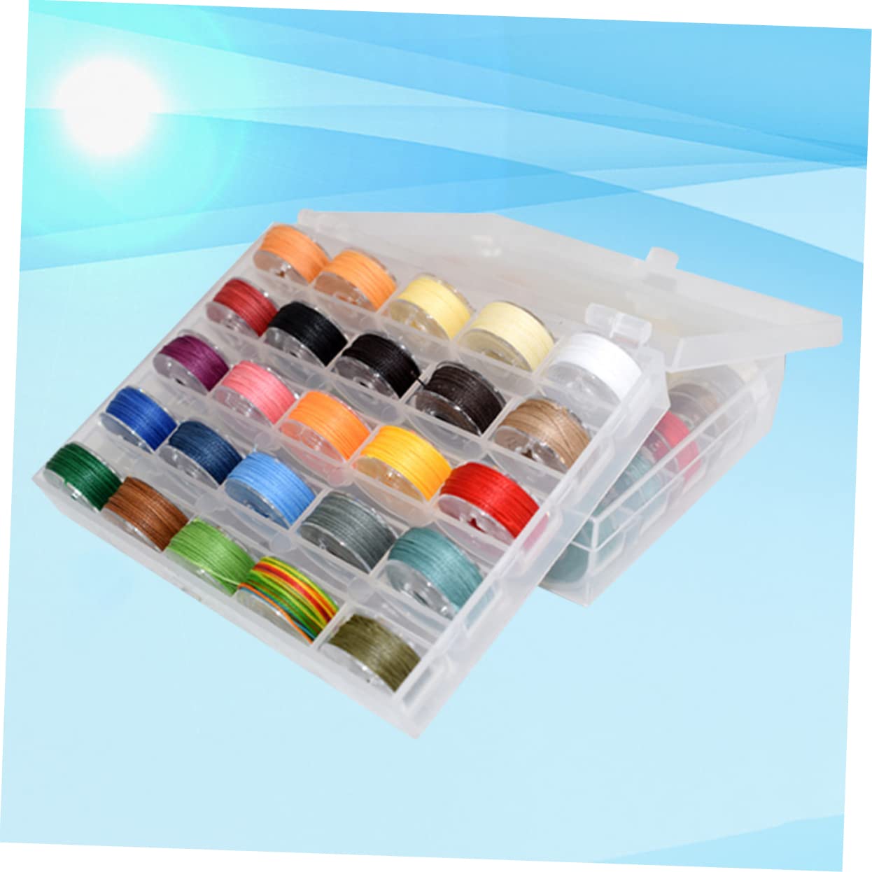 STOBOK 75 Rollos Hilo De Coser De Cuero Hilo De Cera Plano Cordón Encerado Bricolaje Cordón De Costura Hilo De Abalorios De Joyería Cuerda De Hilo De Cera Joyas Cordón Pulsera