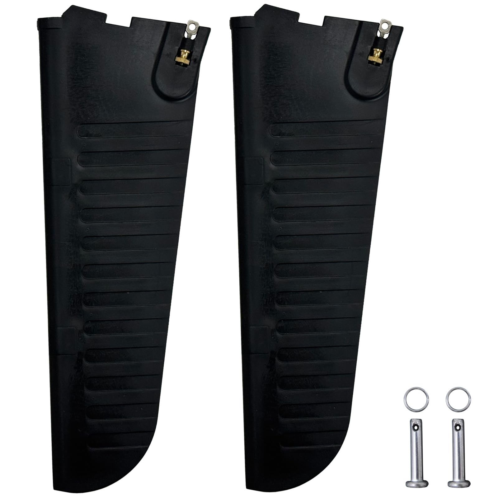 VETOMIRO Turbo Fin Replacement Kit Compatible with Mirage Drive – Solid Fully Rubber-Encased Fins, Upgrade for Turbo Fin Systems, Includes All