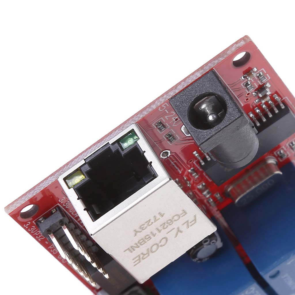 Sicuro e affidabile LAN Eernet 2 Way Board Ritardo Switch TCP/UDP Controller Module WEB Server