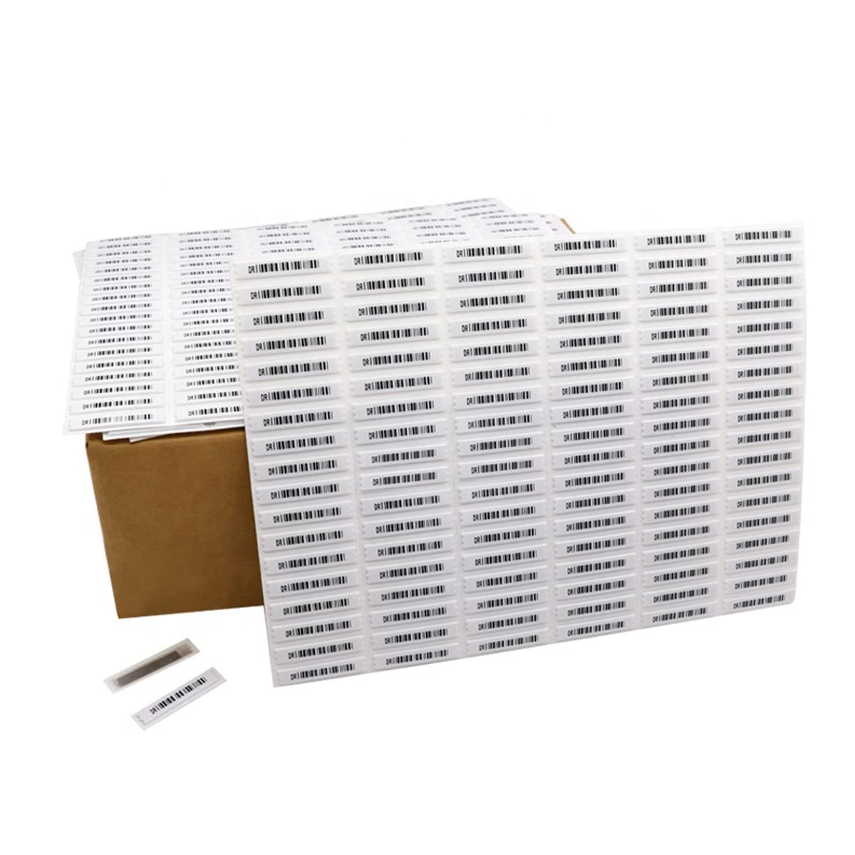 Etichette di sicurezza AM 58kHz etichette di sicurezza adesive 5000 Pz - Compatibile con sistemi magnetici EAS per apparecchiature antifurto al dettaglio