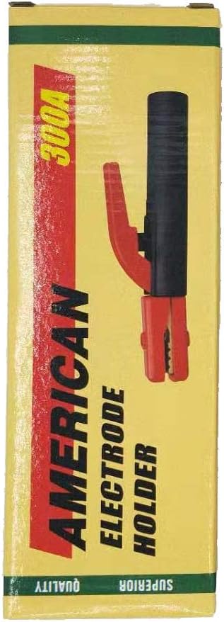 Welding Electrode Holder Cuwiny 300AMP High Quality Copper Electrode Clamp Jaw Holding Plier Fit for ARC Welder Welding Machine Stick Electrode Welding American Design