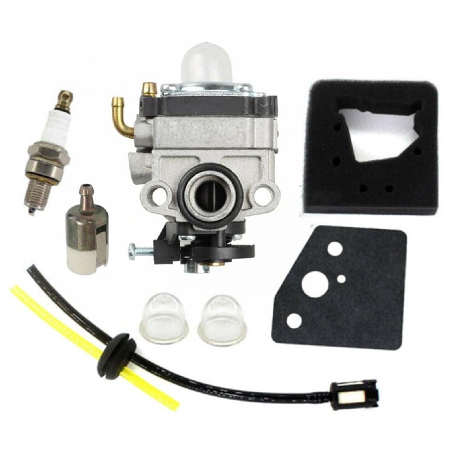 Generico Motore a carburatore Carburatore per Makita BHX2500 BHX2500V EBH252U EBH253U ER2650LX Kit carburatore per decespugliatore