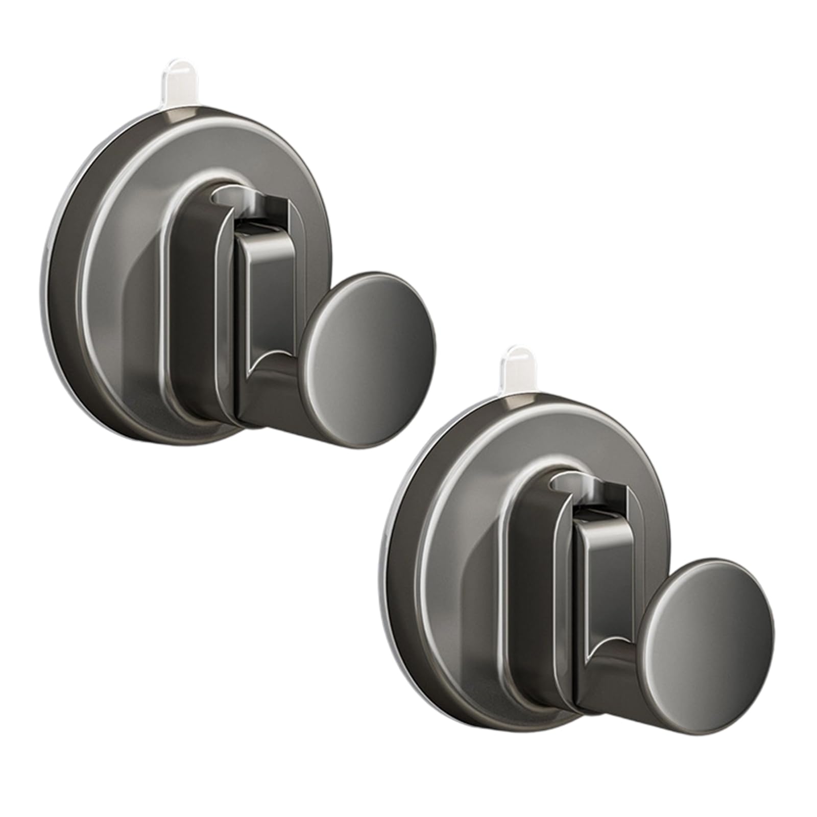 carotoe Rustproof Aluminum Hooks with 2Pcs Heavy Duty Bathroom Kitchen Wall Hooks for Heavy Duty Suction Cup