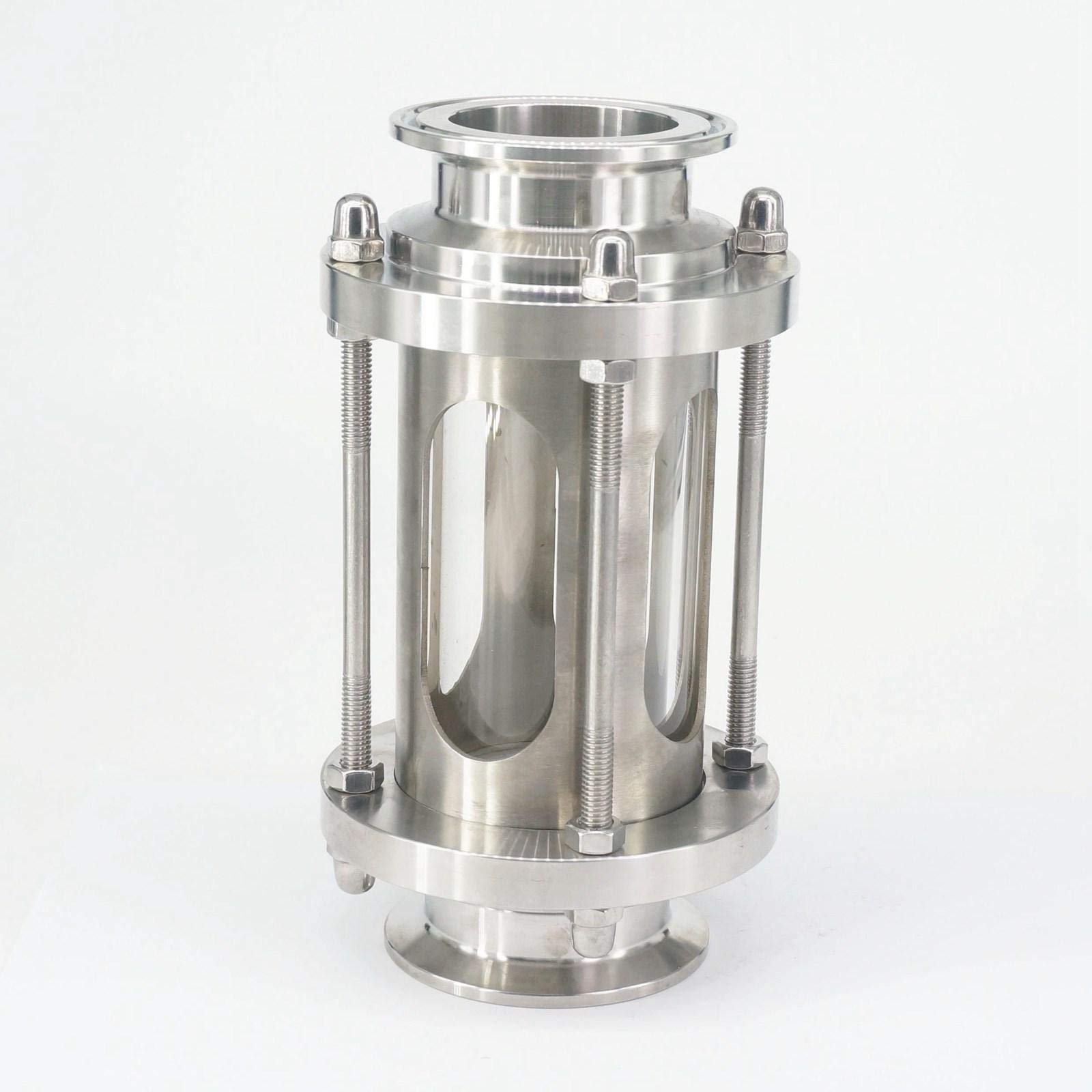 Fit 45mm Rohr OD 2 "Tri Clamp SUS304 Flow Schauglas Dipoter mit Abdeckung for Homebrew