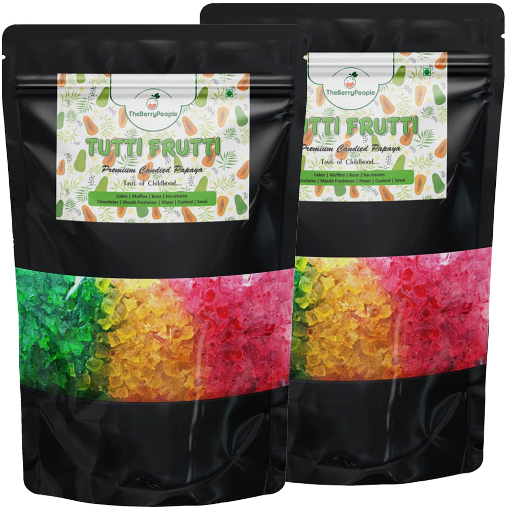 Tutti Frutti Cherries Fresh Fruit Premium Papaya Cherry | Tutti Frutti for Cake Pantry | Fresh Mix Tutti Frutti | Cake Decoration | Party Decoration (Multicolor) (4)-image-14