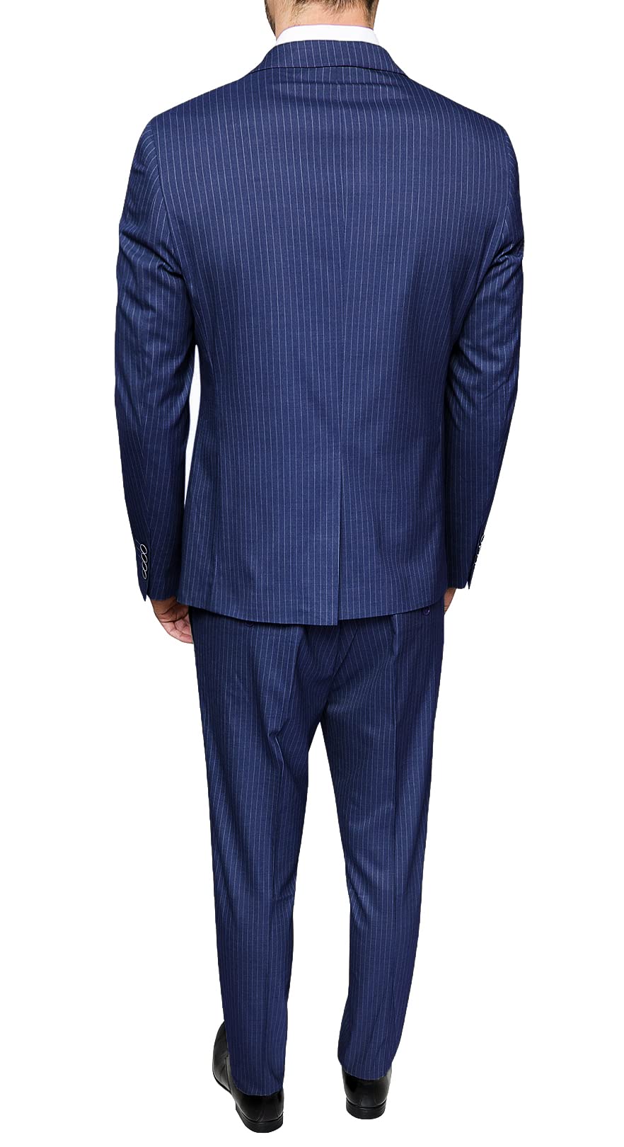 Abito Uomo Sartoriale Completo Vestito Doppiopetto gessato Elegante Formale Cerimonia