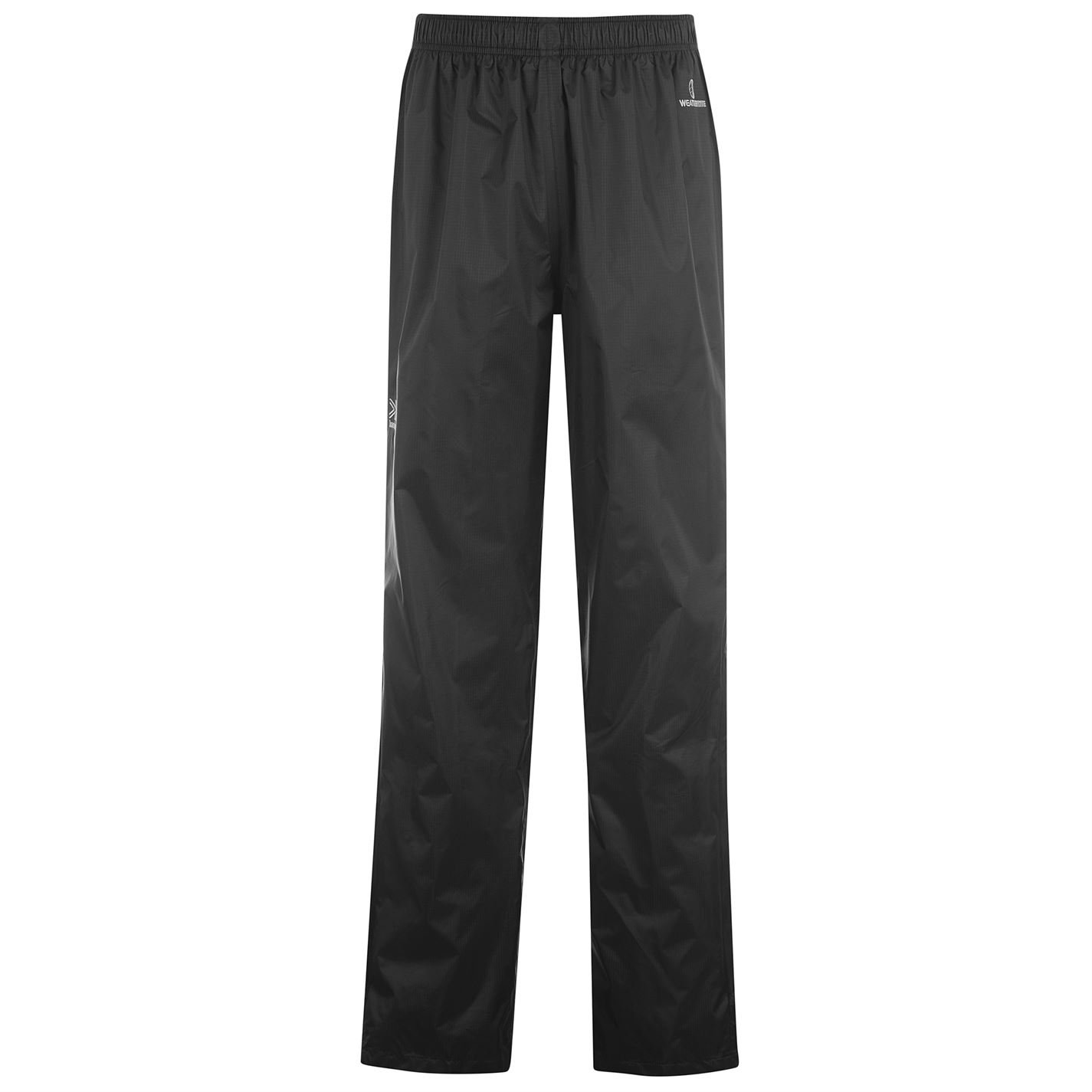 Karrimor Mens Sierra Pant Waterproof Trousers Pants Bottoms Windproof Breathable Black S