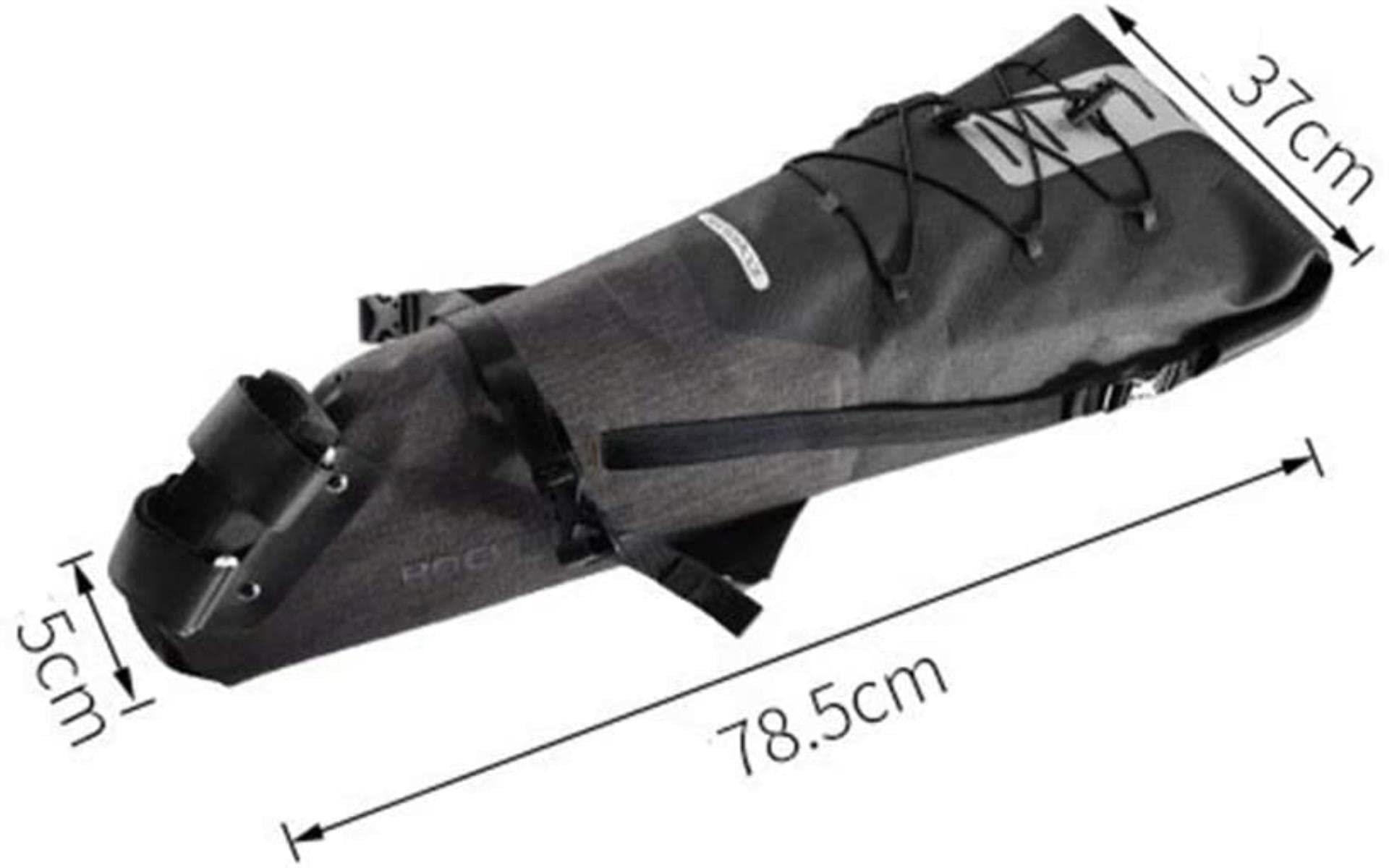 GCX- Bike frame borsa all'aperto moda a rilascio rapido impermeabile borsa per bici da trasporto bagagli pacchetti rack panniers con coperchio antipioggia adatta la maggior parte dei tipi di biciclett