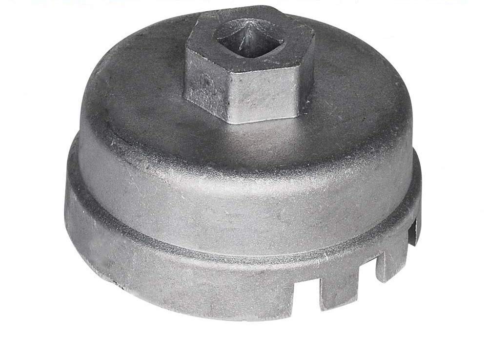 HIFROM Replace 14 Flutes 64.5mm Oil Filter Socket Housing Tool Remover Cup Wrench Compatible with Lexus Highlander RAV4