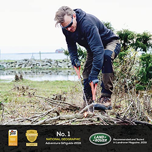 Nordic Pocket Saw Pocket Chainsaw - 25.6" Hand Chainsaw With Nylon Case - Survival Saw Camping Saw Manual Chainsaw - 33 Bi-Directional Teeth Original Vers. - Hand Chain Saw Bushcraft Saw Camp Saw #TOP2