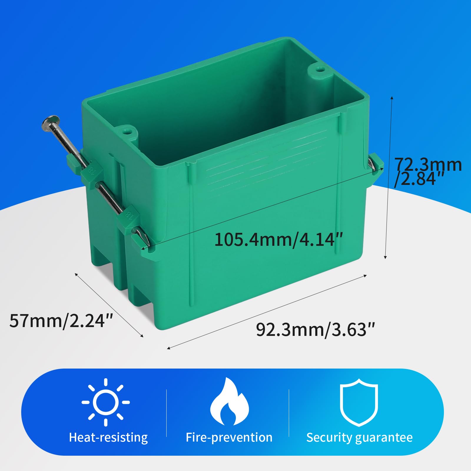 ネイルボックス XIUTE New Work Electrical Nail Outlet Box for Residential and