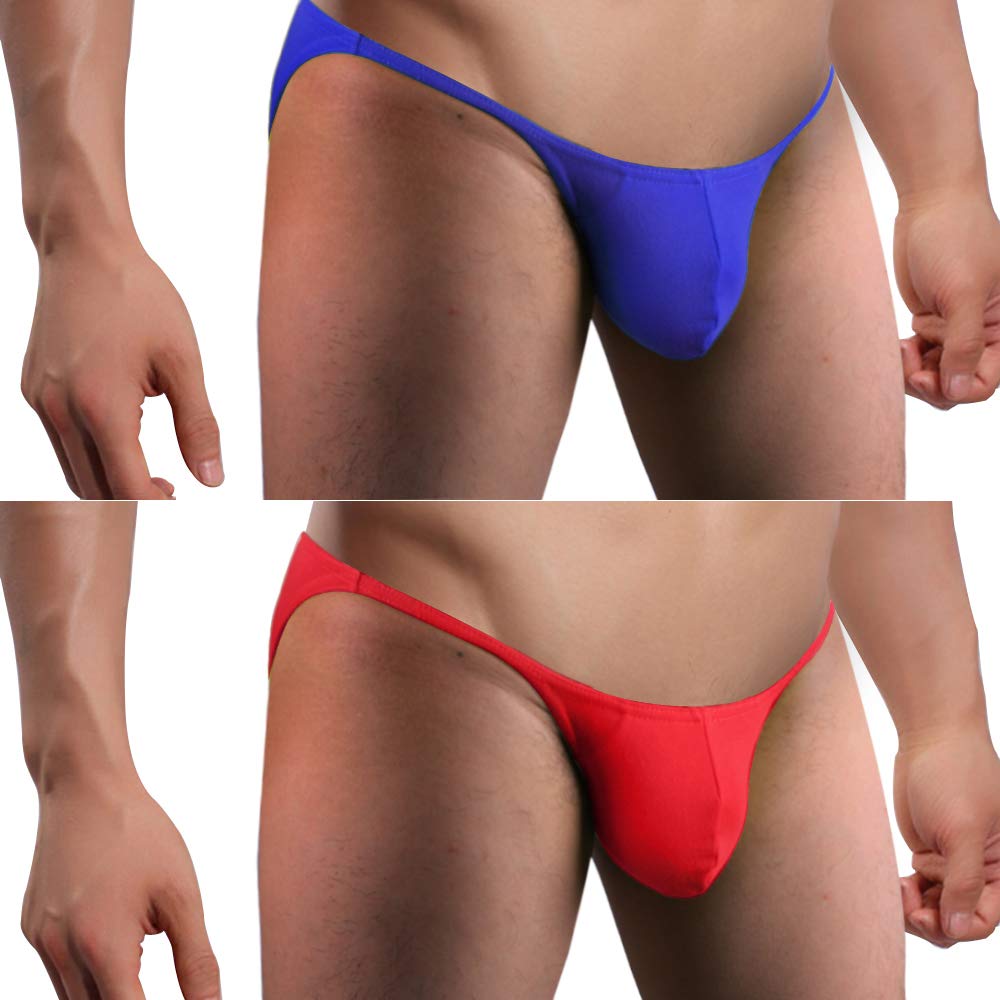 Muscle Alive Men's Briefs 1 OR 2 Pack Soft Bulge Bikini Sexy Underwear