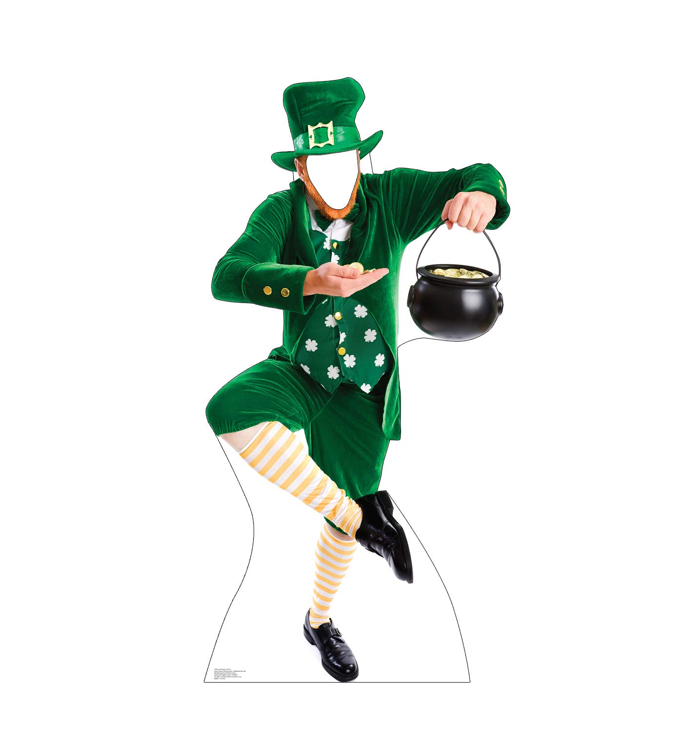 Cardboard People Leprechaun Stand-in Life Size Cardboard Cutout Standup
