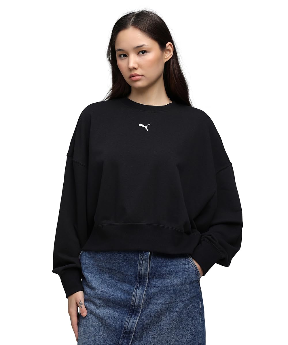 puma Women, WARDROBE ESS Crew, Black, L (62974801)-picture-25