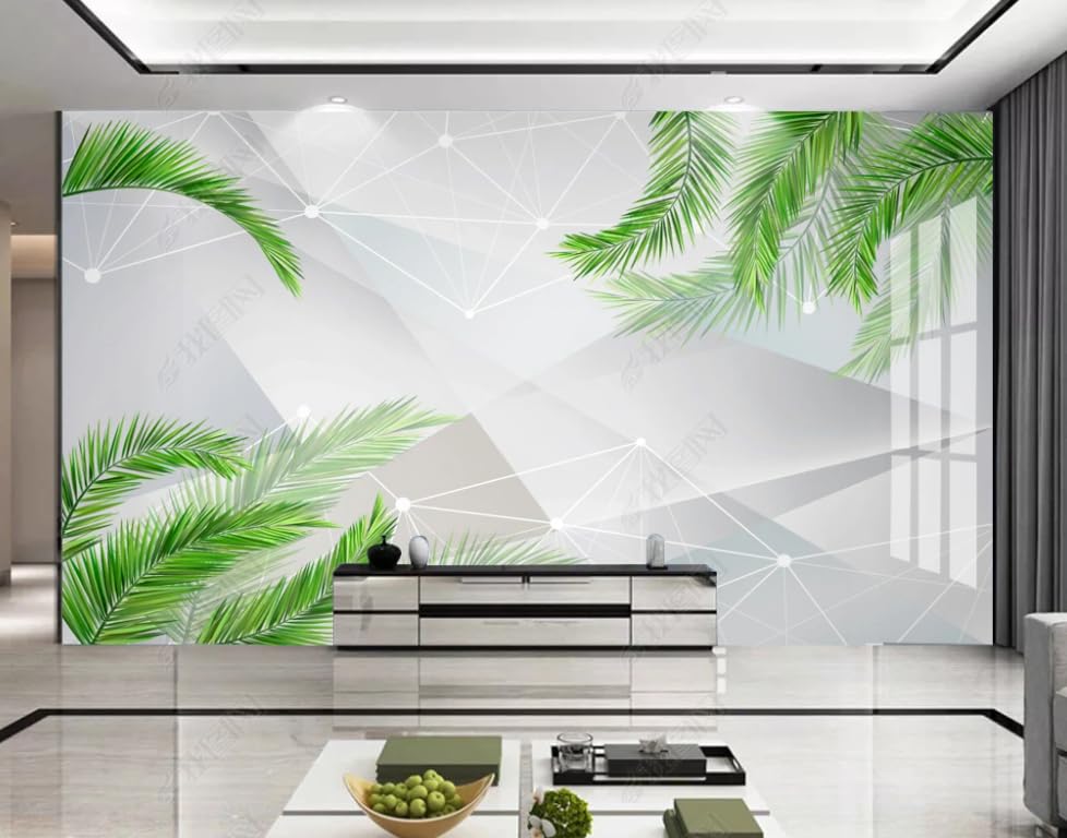 Papier peint intissé jungle 350cm pour agrandir visuellement un salon sombre