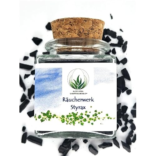 Räucherwerk Styrax aromatisch, frisch, leicht blumig Glas 50 ml