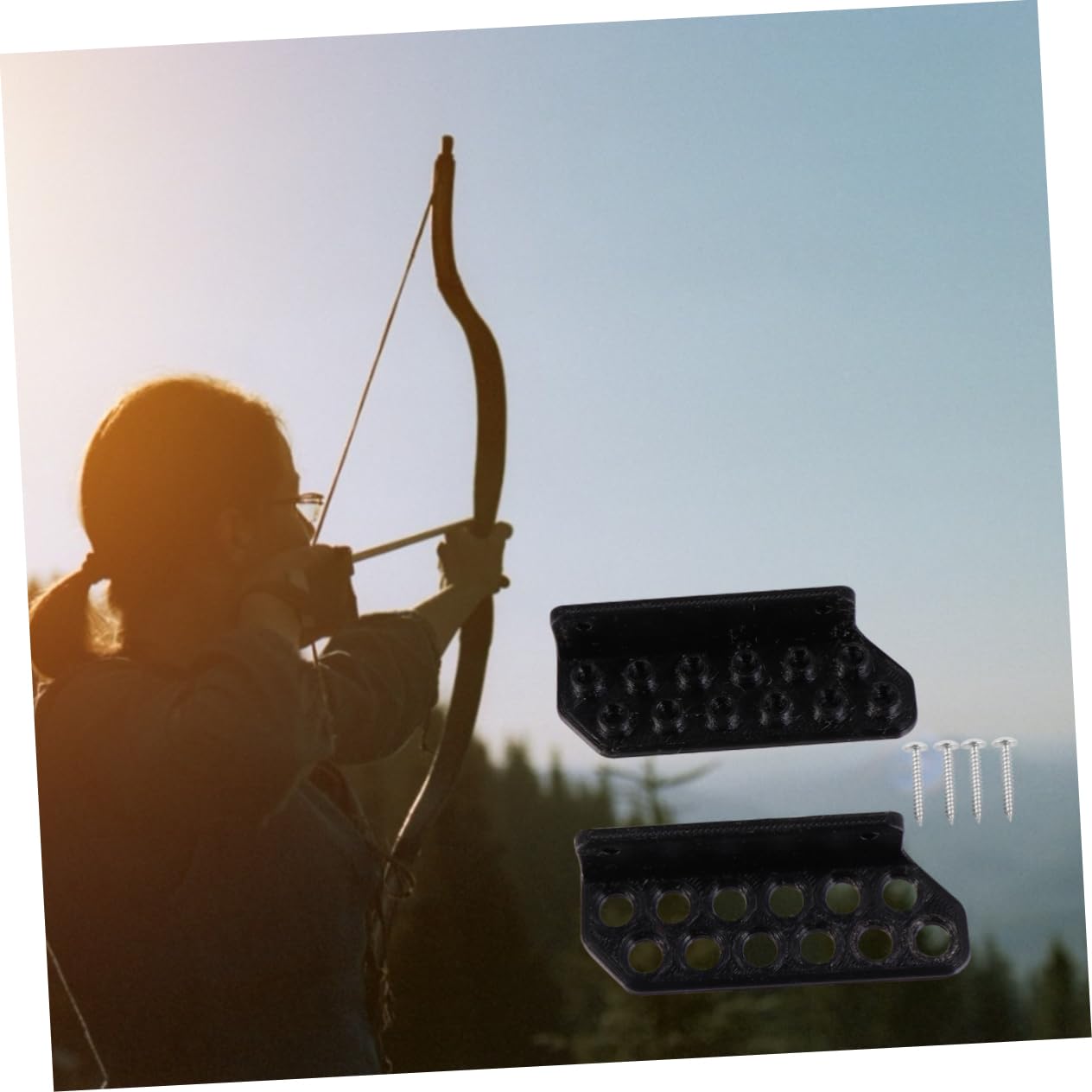 Veemoon Arrow Display -Mounted Arrow Rest Lightweight Abs Material for Archery