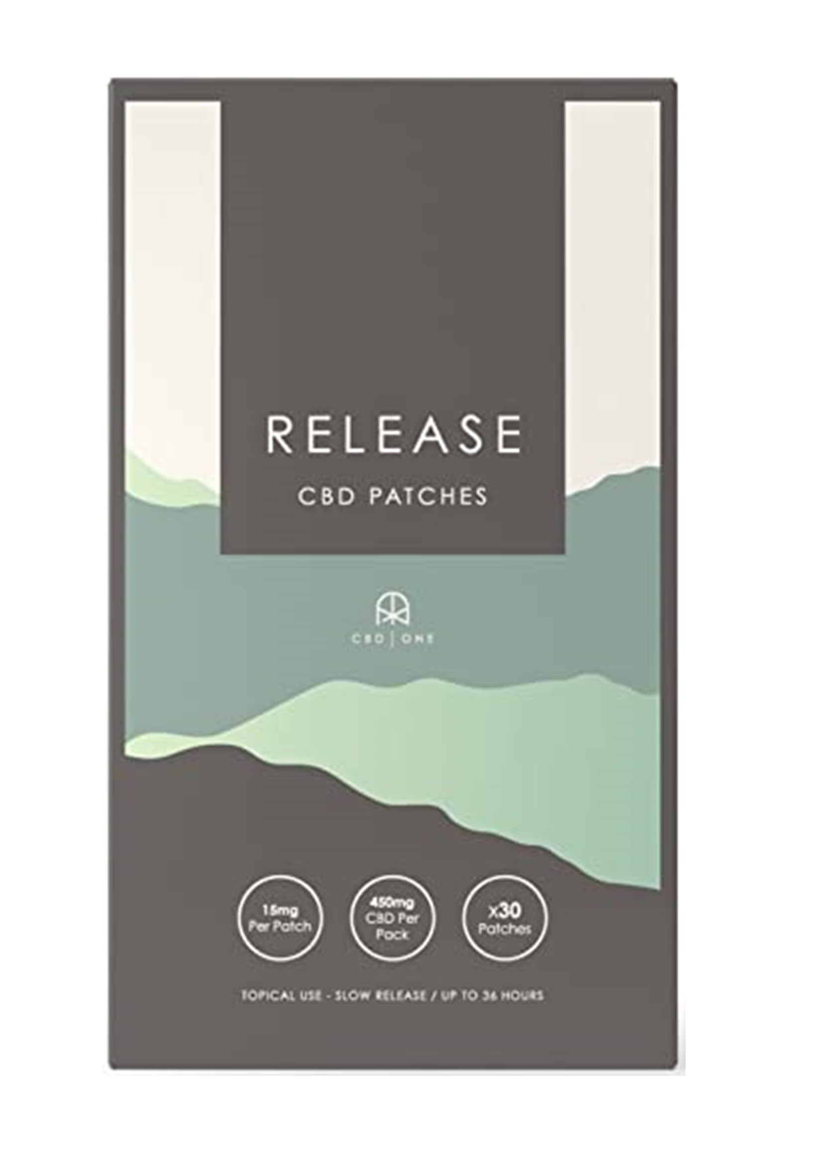 CBD ONE Release Patches, 15mg Per Patch 30 Patches in Each Pack. Topical CBD Application
