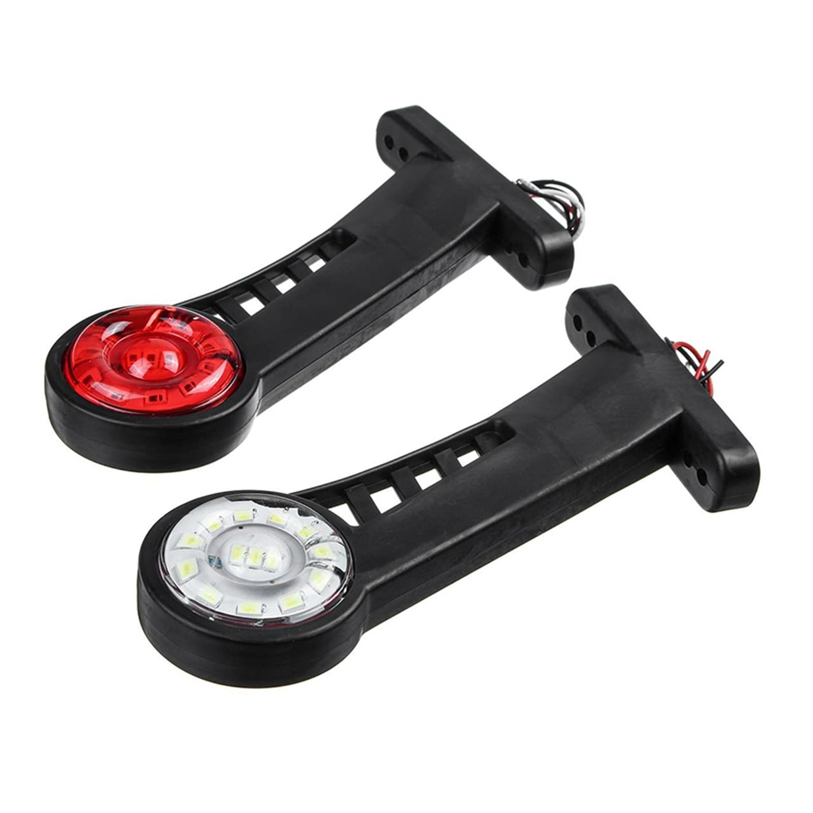 DEHIWI Lámparas incandescentes 1 Par De Luces LED De Indicador Lateral Para Remolque Universal, Lámpara De Señal, Luz Trasera Para Camión, Camión, Autobús, Caravanas, Accesorios De Lámparas, 1 Par