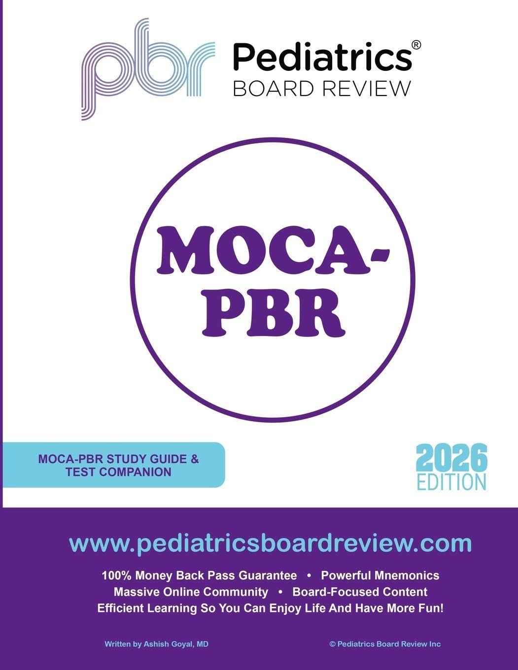 2026 MOCA-PBR Study Guide & Test Companion: Concise Board Review for Your American Board of Pediatrics MOCA-Peds Exam