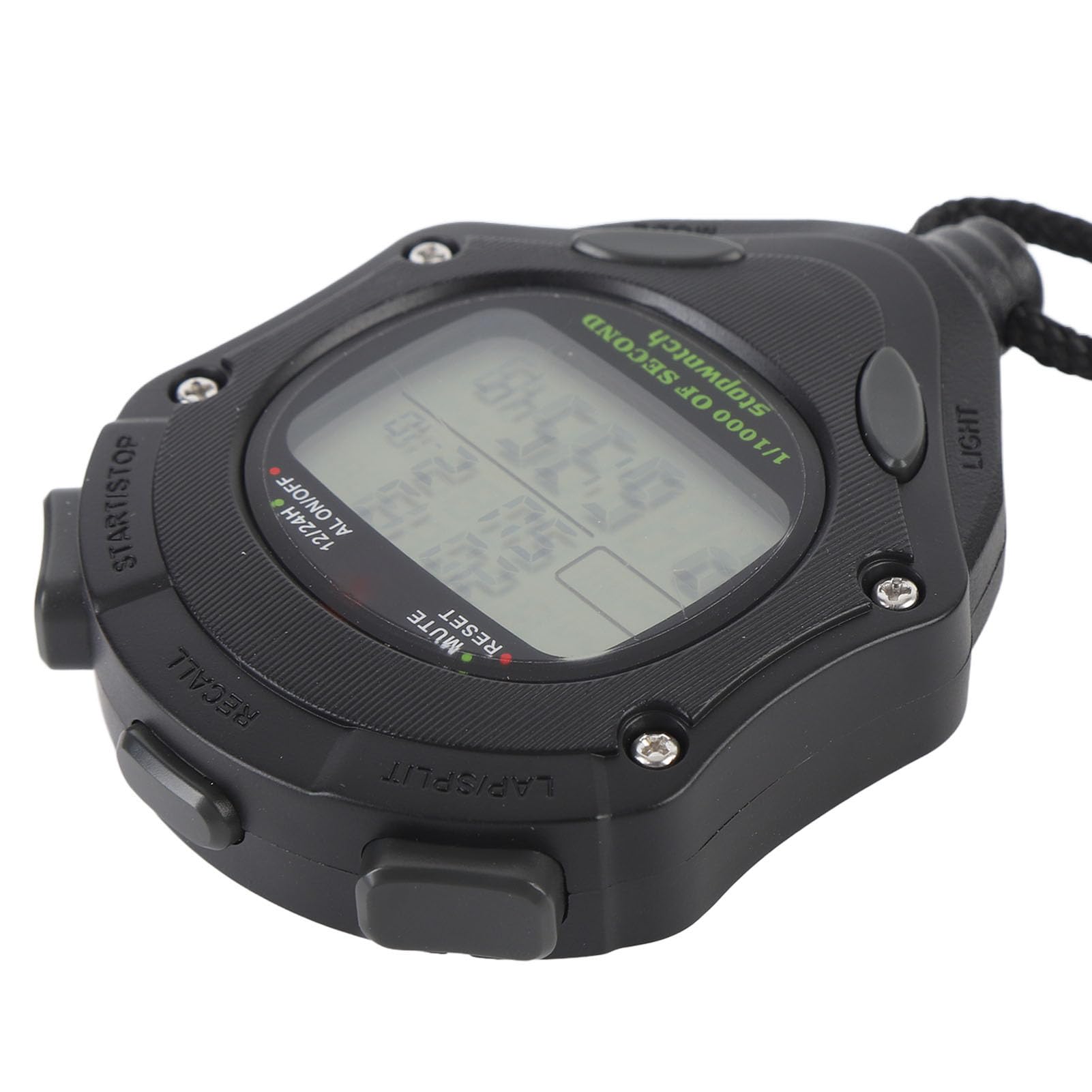 Srliya Cronómetro Digital Temporizador Pantalla Grande con Alarma y Función de Luz Nocturna para Entrenadores y Atletas – Material ABS