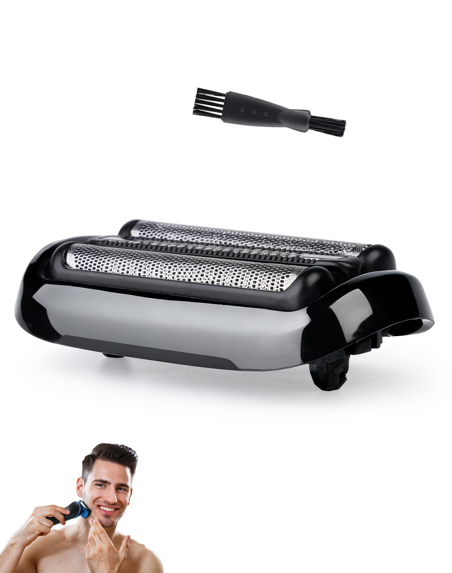 53B Shaving Head for Braun Series 5 & 6, Replacement Braun Shaver Head Compatible with Models 5050CS, 5049S, 5018S, 5762, 5764, 6040CS and 6075CC - For a Close and Comfortable Shave