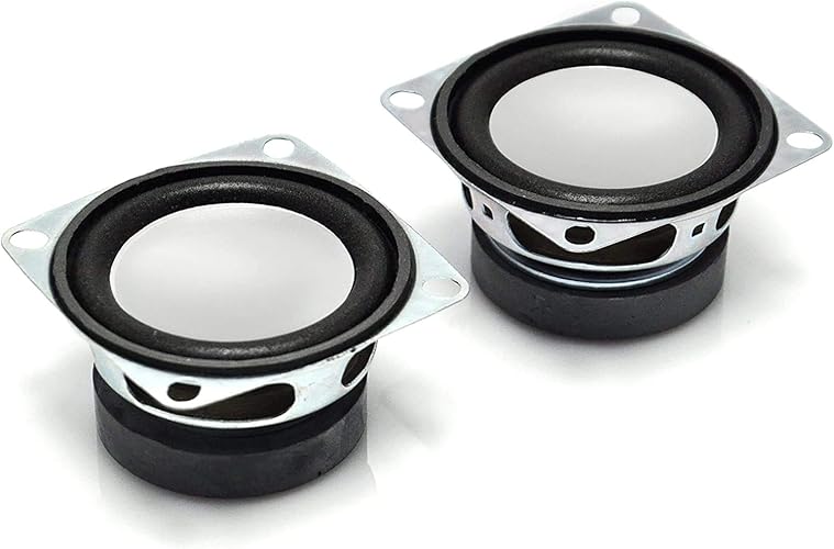 Full Range Audio Speaker Stereo Woofer Loudspeaker for Arduino Diy
(Pack of 2pcs) EK1725U