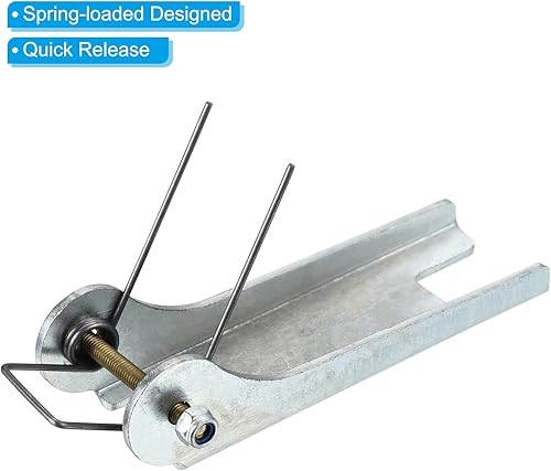 Miniatura 4 de PATIKIL Kit de pestillo de seguridad de gancho de 3.8 pulgadas, reemplazo de enganche de receptor de remolque de metal para remolque de gancho de