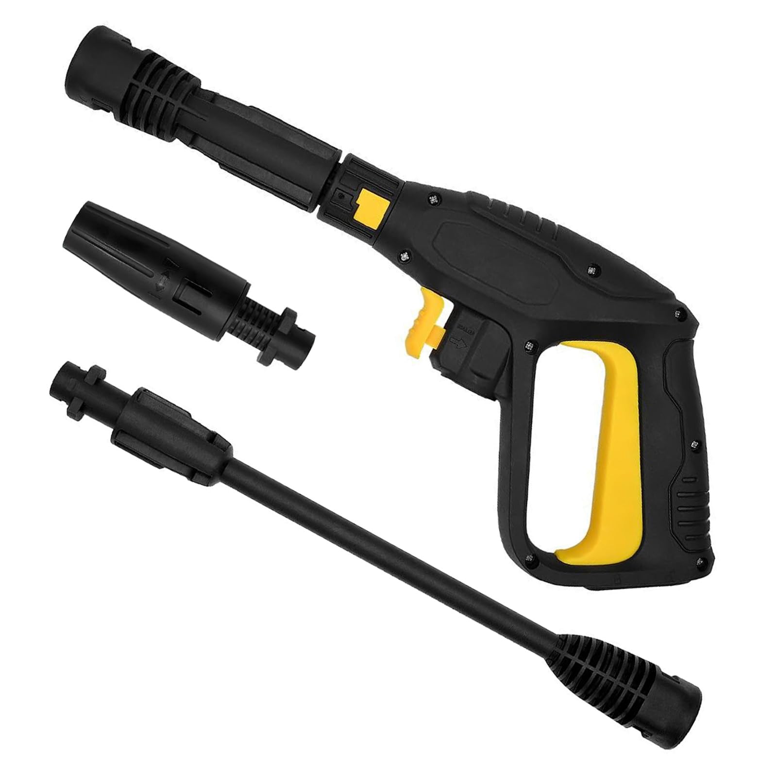 SuQurtom Replacement Pressure Washer Gun for Karcher K2 K3 K4 K5 K6 K7, 2320 PSI Trigger Spray Gun with Quick Connect & Adjustable Nozzles, Extension Wand Kit