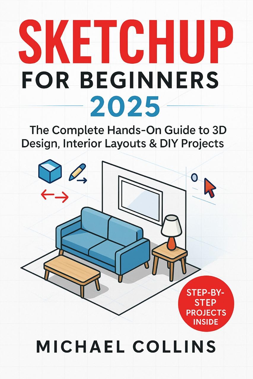 SketchUp for Beginners 2025 : The Complete Hands-On Guide to 3D Design, Interior Layouts & DIY Projects (Next-Gen CAD Learning Series)