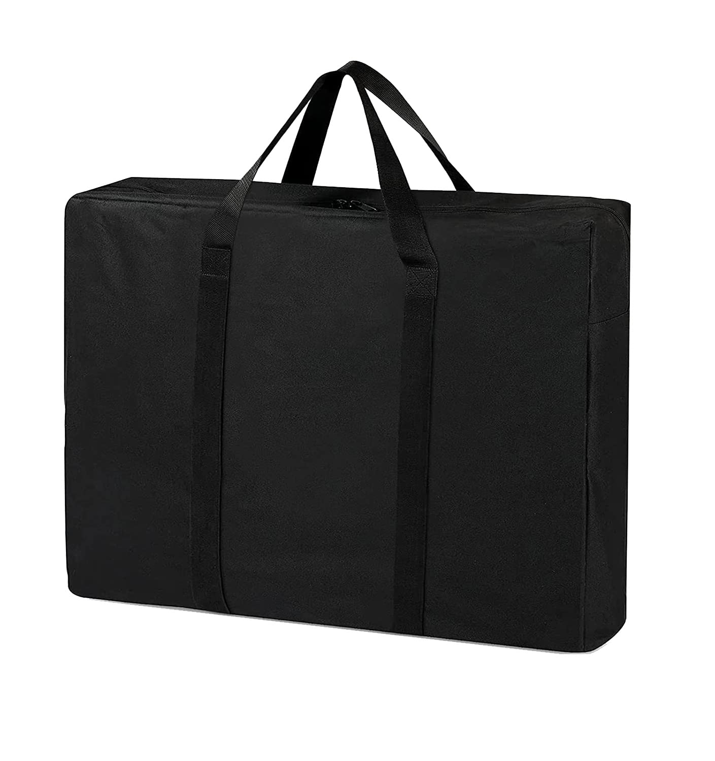 SIRUITONFolding Table Storage Bag, Portable Carry Bag for Folding Picnic Tables with Reinforcing Plate & Shoulder Strap, 600D Heavy Duty Extra Large Moving Bags with Zippers（Fit for 4FT and 6FT）