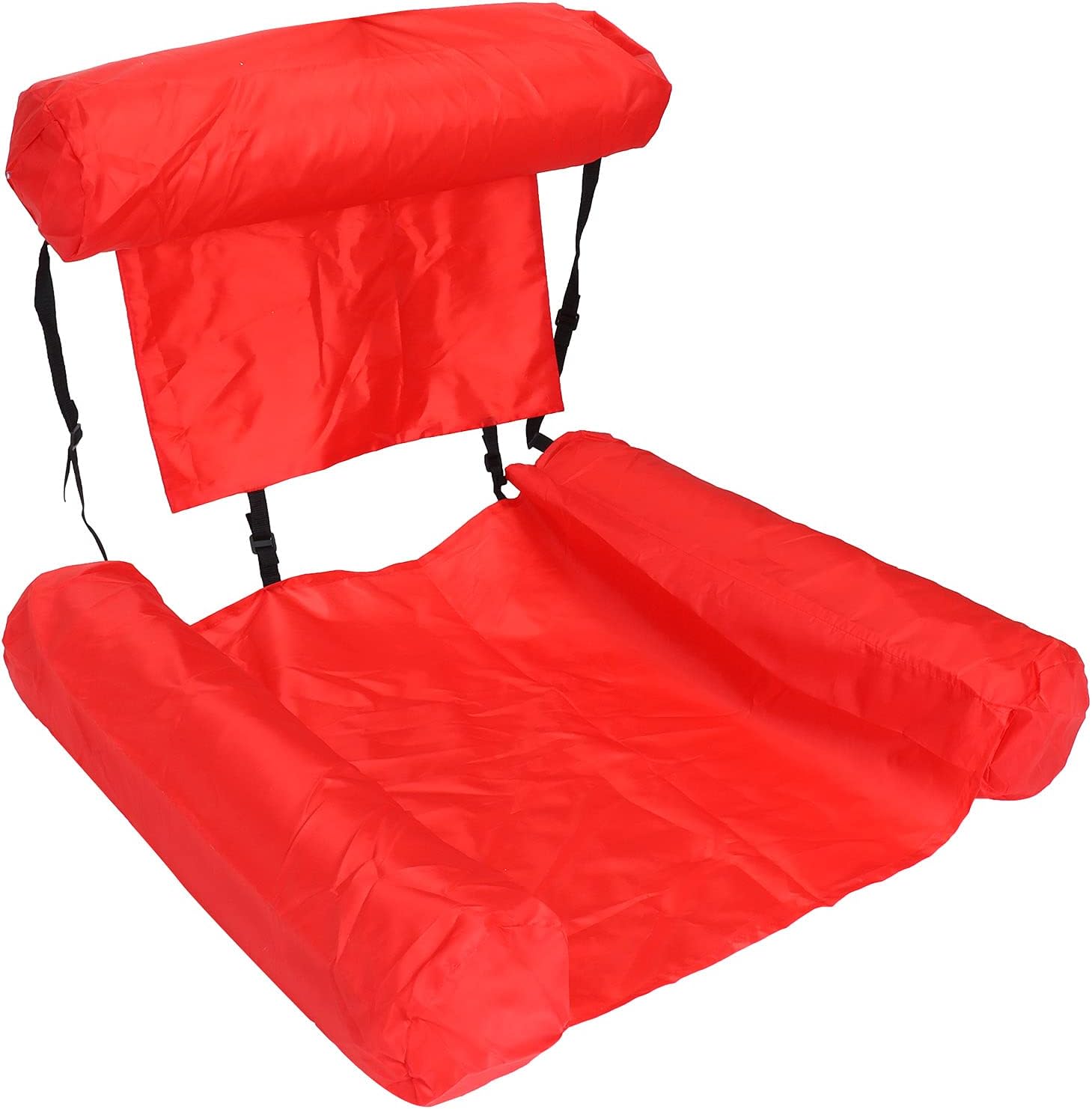 AUHX Floating Row, Pool Chair Lounge Inflatable Pool Chair