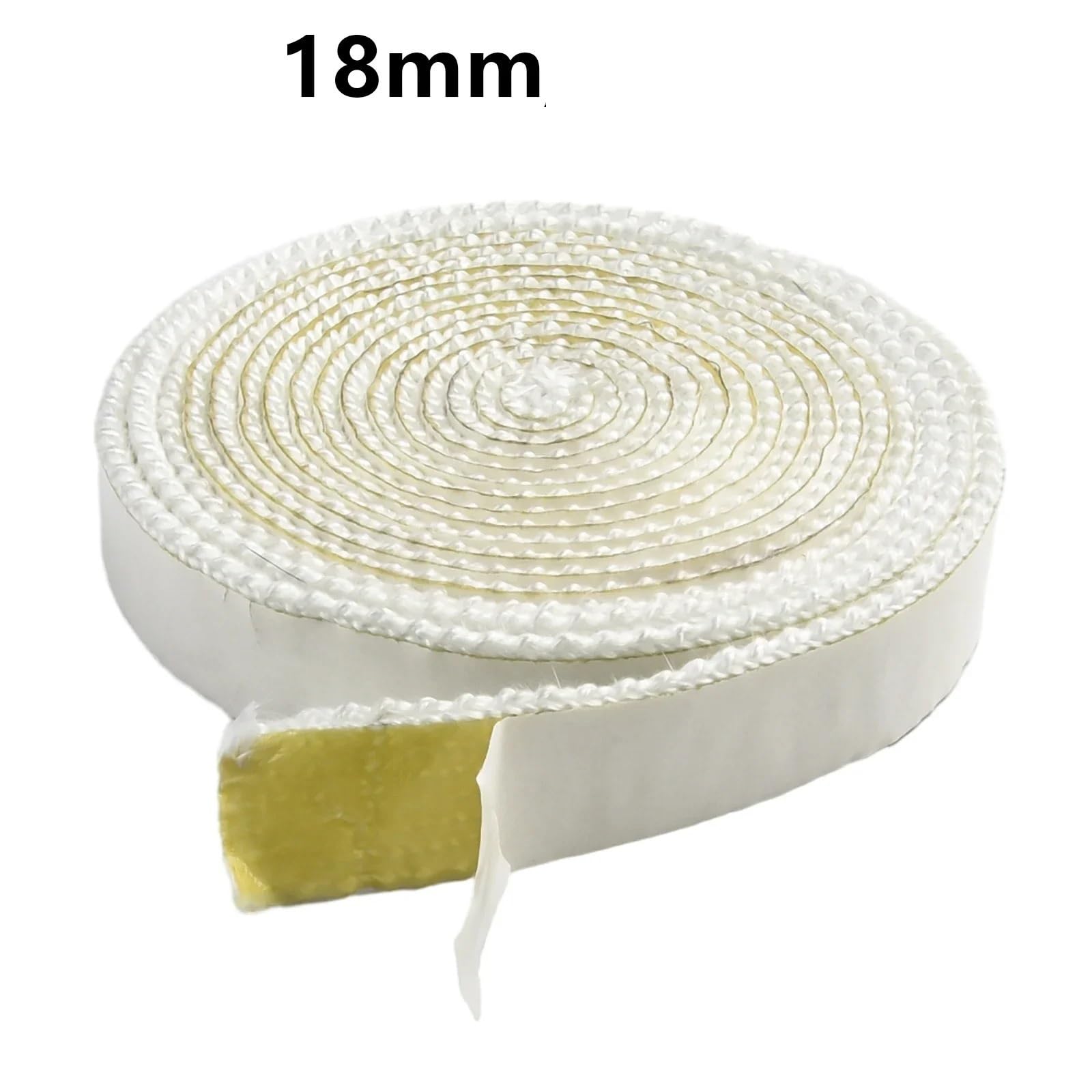 Guarnizione Stufa a Legna Guarnizione in fibra di vetro con striscia guarnizione | Camino Stufa a Pellet Porta Caminetti Bifacciali Lunghezza 300CM