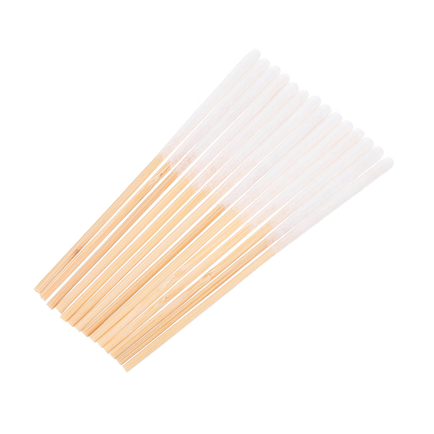 PartyKindom 300pcs Pole Cotton Swabs Pointed Tips Portable Cotton Buds Non-linting Ideal for Makeup Beauty Supply