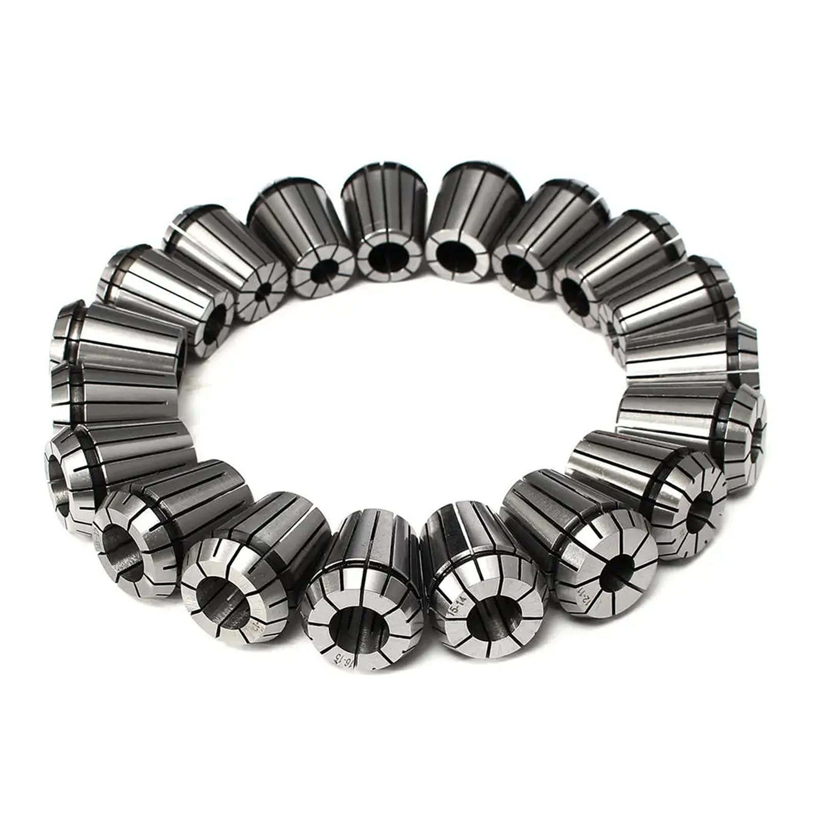 Shundeed One Color 3D Lathe Accessories,19Pcs Er32 2-20Mm Spring Collet Collet Chuck Set For Cnc Milling Lathe Tool,Er32 Precision Spring Collet.