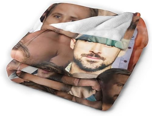 Miniatura 3 de Ryan Gosling - Manta de microforro polar ultra suave para todas las estaciones, manta cálida para sofá, silla, sofá cama