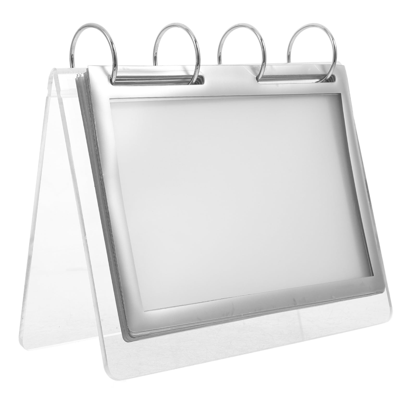 SHINEOFI 3piezas Soporte De Exhibición De Transparente Para Menús y Carteles Base Estable Para Restaurantes y Exhibición y