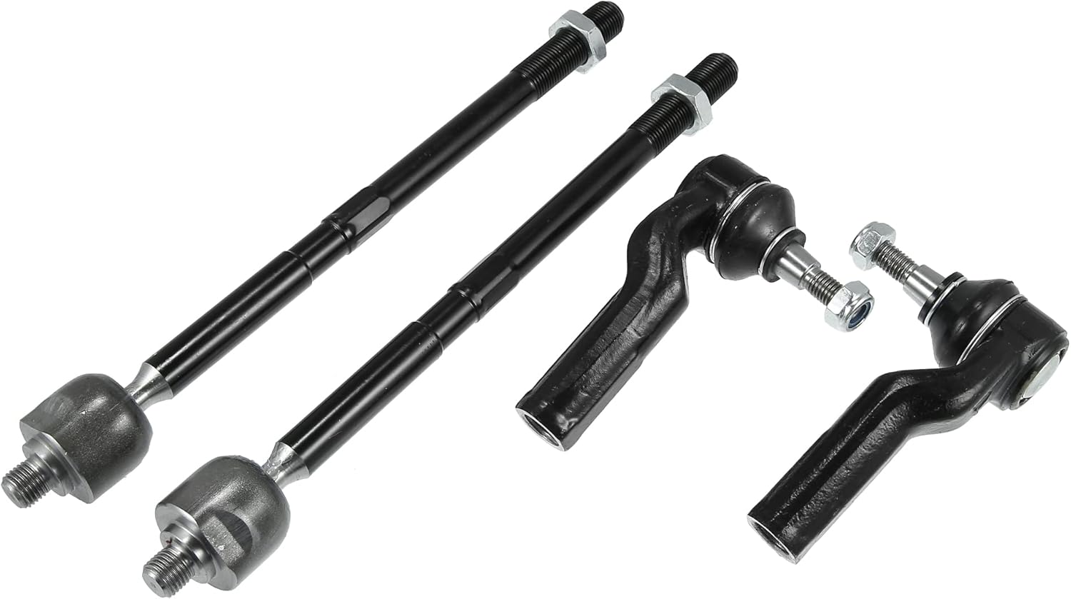 X AUTOHAUX 4pcs Front Inner Outer Tie Rod End Links Suspension Steering Part EV800898 ES800954 ES800955 for Ford Focus 2012-2017 for Ford C-Max Escape 2013-2017