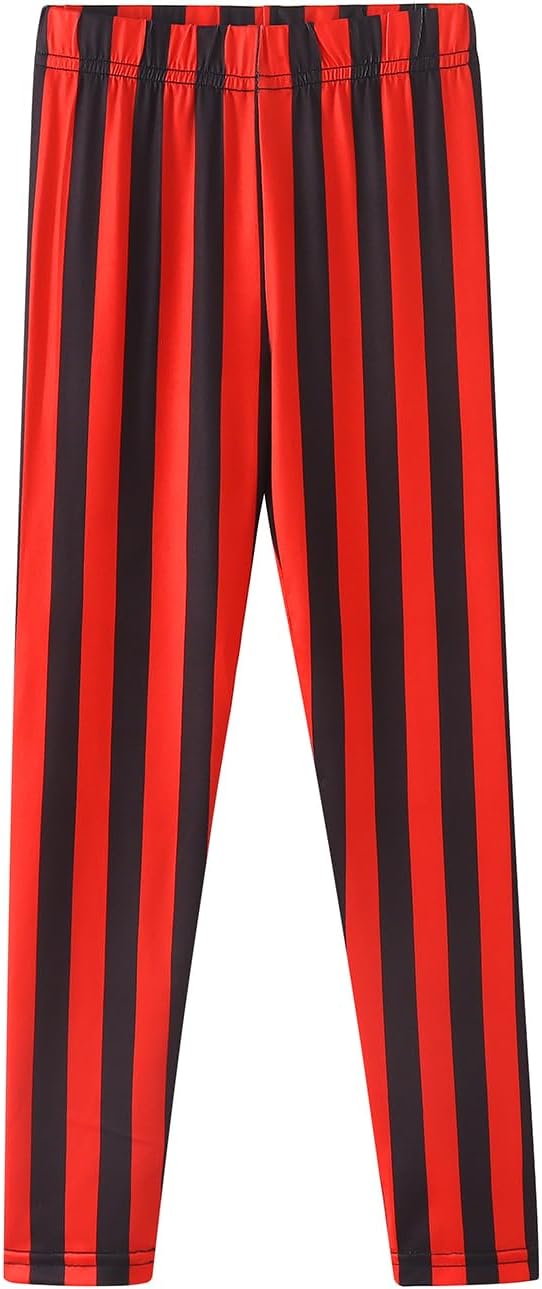 Noomelfish Girls Printed Leggings Soft Full Length Stretch Pants (4-12 Years)