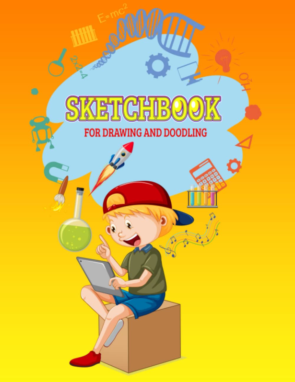 sketchbook for drawing and doodling for kids ages 3-5, kids writing notebook.: size: 8.5 x 11 in (21.59 x 27.94 cm), cover: matt, pages: 110 sketchbook for drawing, notebook for kids