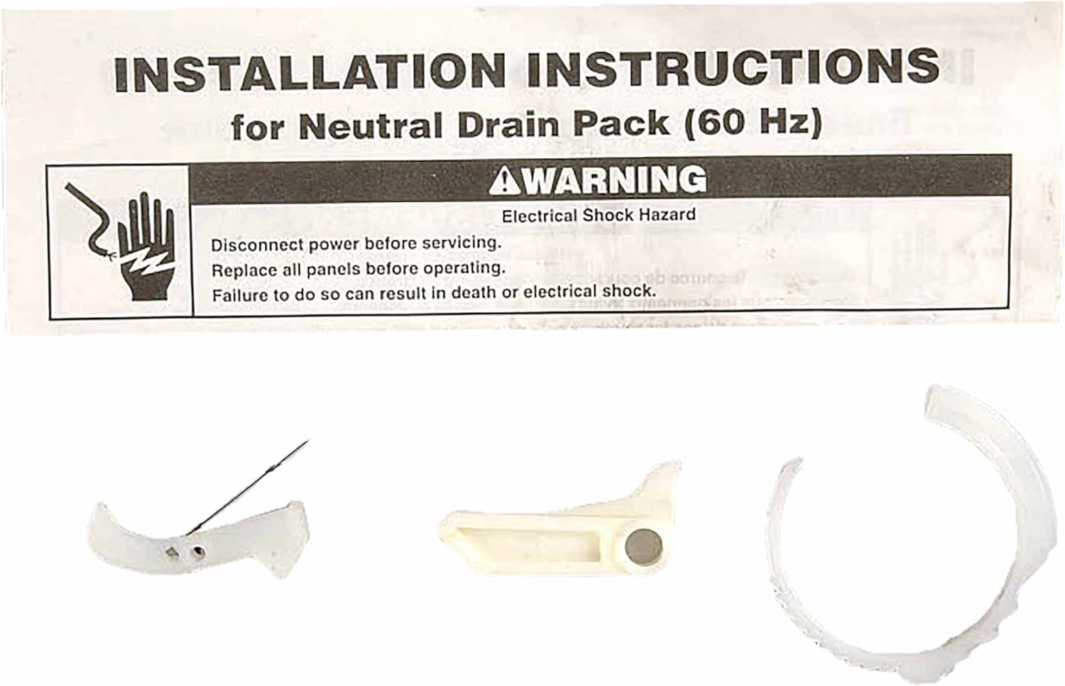 Whirlpool 388253A Genuine OEM Washer Neutral Drain Assembly Replacement Part - Replaces 285595, 388253, 285715