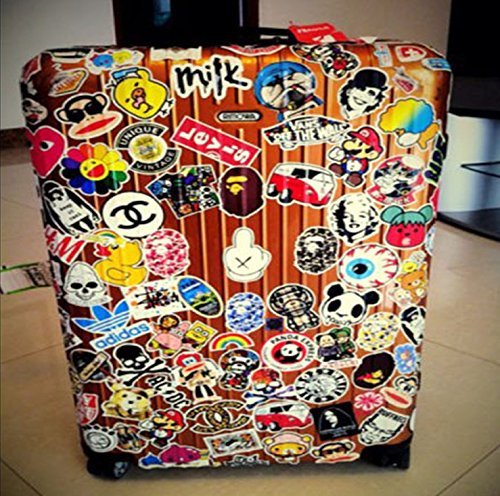 Boxsport 50 Adesivi In Vinile Impermeabili, Graffiti Per Skateboard, Moto, Valigie, Laptop, Taglie 5-8 Cm, Regalo Per Ragazzi - 3